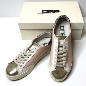 One Footwear Women's Light Pink & Metallic Sari Sneakers Shoes size 8 New In Box
